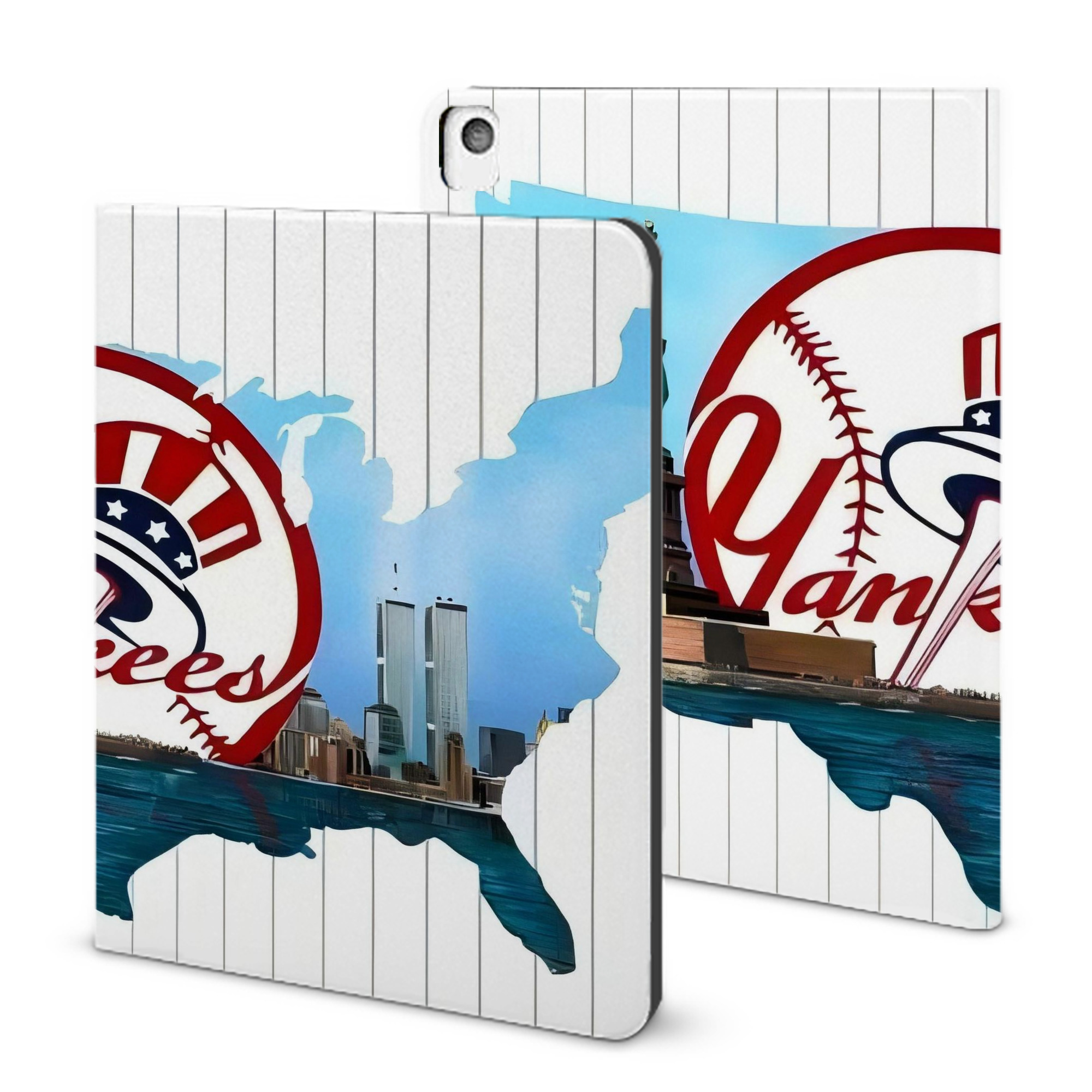 New York Yankees 352 IPad Book-Style Case With Pencil Slot – Slim PU & TPU Cover – Full Protection, Precise Fit, Water & Scratch Resistant